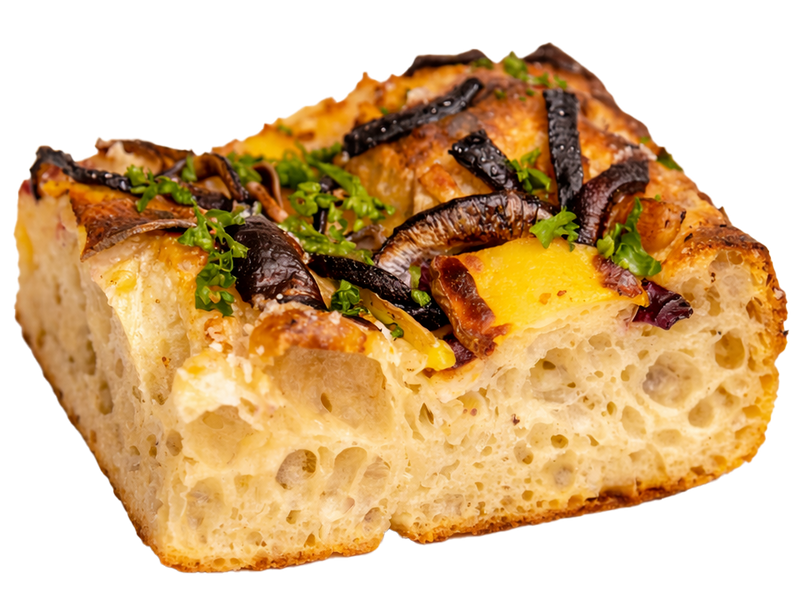 Focaccia slanina & cibuľa & zemiak 170g