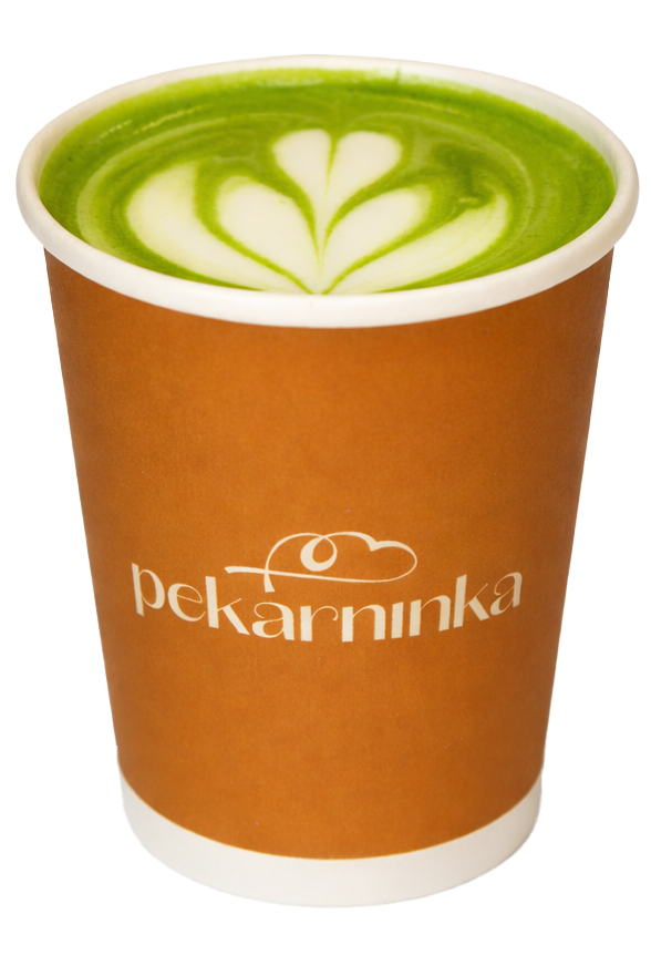 Teplé Matcha Latte