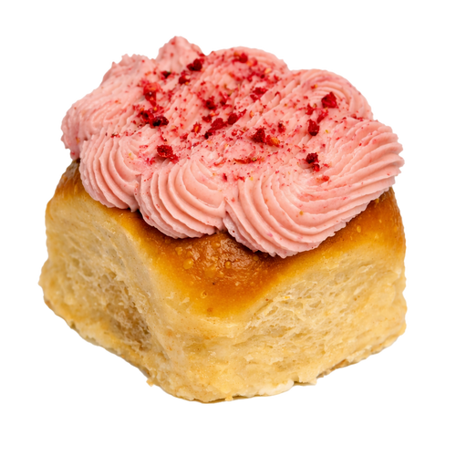 Škoricová rolka s malinovou polevou 180g