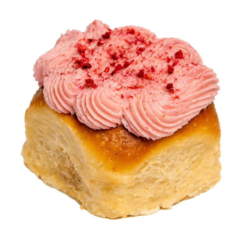 Škoricová rolka s malinovou polevou 180g